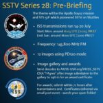SSTV desde ARISS en Julio – Serie 28